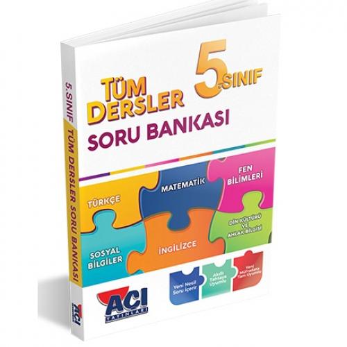 Açı Yayınları 5. Sınıf Tüm Dersler Soru Bankası 